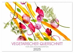 VEGETARISCHER QUERSCHNITT (Wandkalender 2025 DIN A2 quer), CALVENDO Monatskalender - Calvendo;Kochgiganten