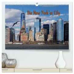 Die New Yorker City (hochwertiger Premium Wandkalender 2025 DIN A2 quer), Kunstdruck in Hochglanz