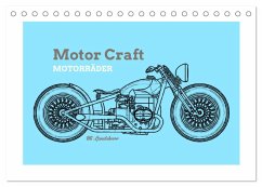Motor Craft Motorräder (Tischkalender 2025 DIN A5 quer), CALVENDO Monatskalender - Calvendo;Landsherr, Uli