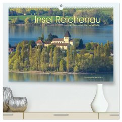 Insel Reichenau - Größte Insel im Bodensee (hochwertiger Premium Wandkalender 2025 DIN A2 quer), Kunstdruck in Hochglanz