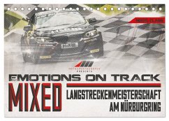 Emotions on Track - Langstreckenmeisterschaft am Nürburgring - Mixed (Tischkalender 2025 DIN A5 quer), CALVENDO Monatskalender - Calvendo;Schick, Christian