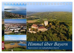 Himmel über Bayern (Tischkalender 2025 DIN A5 quer), CALVENDO Monatskalender - Calvendo;Luftaufnahmen.bayern