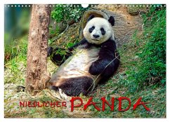 Niedlicher Panda (Wandkalender 2025 DIN A3 quer), CALVENDO Monatskalender