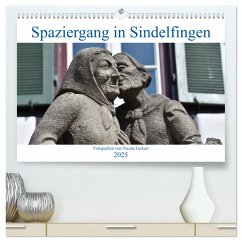 Spaziergang in Sindelfingen (hochwertiger Premium Wandkalender 2025 DIN A2 quer), Kunstdruck in Hochglanz