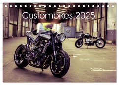 Custombikes 2025 (Tischkalender 2025 DIN A5 quer), CALVENDO Monatskalender