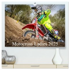 Motocross Ladies 2025 (hochwertiger Premium Wandkalender 2025 DIN A2 quer), Kunstdruck in Hochglanz