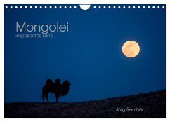 Mongolei - imposantes Land (Wandkalender 2025 DIN A4 quer), CALVENDO Monatskalender