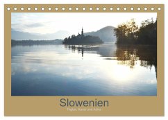 Slowenien - Triglav, Karst und Adria (Tischkalender 2025 DIN A5 quer), CALVENDO Monatskalender
