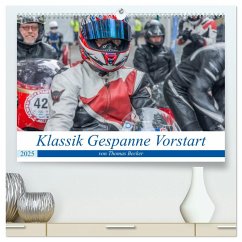 Klassik Gespanne Vorstart (hochwertiger Premium Wandkalender 2025 DIN A2 quer), Kunstdruck in Hochglanz