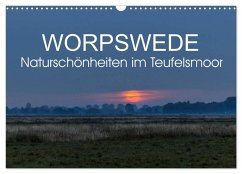 Worpswede - Naturschönheiten im Teufelsmoor (Wandkalender 2025 DIN A3 quer), CALVENDO Monatskalender