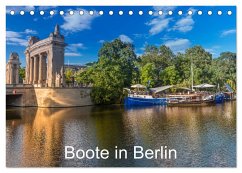 Boote in Berlin (Tischkalender 2025 DIN A5 quer), CALVENDO Monatskalender