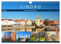 Lindau - Bayerische Riviera (Wandkalender 2025 DIN A4 quer), CALVENDO Monatskalender