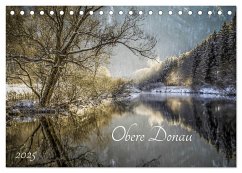 Obere Donau (Tischkalender 2025 DIN A5 quer), CALVENDO Monatskalender