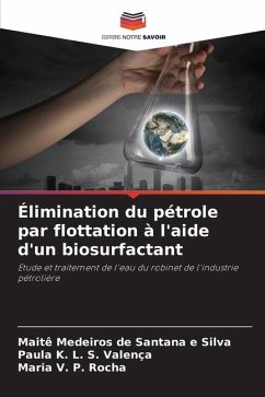 Élimination du pétrole par flottation à l'aide d'un biosurfactant - Medeiros de Santana e Silva, Maitê;L. S. Valença, Paula K.;V. P. Rocha, Maria