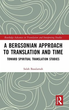 Cover A Bergsonian Approach to Translation and Time