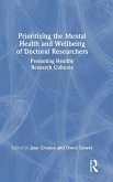 Prioritising the Mental Health and Wellbeing of Doctoral Researchers