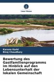 Bewertung des Gastfamilienprogramms im Hinblick auf den Lebensunterhalt der lokalen Gemeinschaft