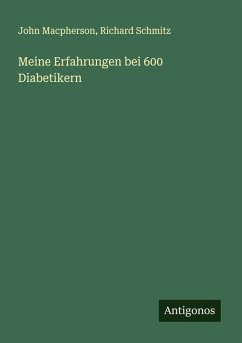 Cover Meine Erfahrungen bei 600 Diabetikern