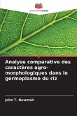 Analyse comparative des caractères agro-morphologiques dans le germoplasme du riz