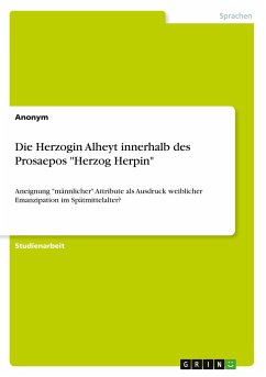 Die Herzogin Alheyt innerhalb des Prosaepos 