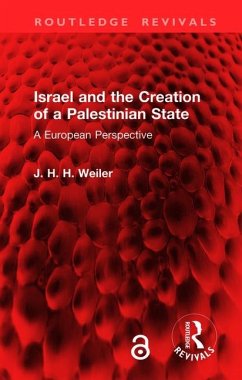 Cover Israel and the Creation of a Palestinian State