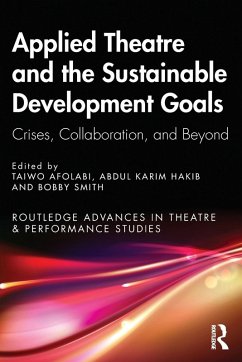 Cover Applied Theatre and the Sustainable Development Goals