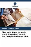 Übersicht über formelle und informelle Zitate in der Google-Suchmaschine