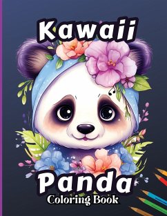 Kawaii Panda Coloring Book - Peter