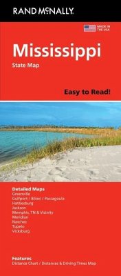 Rand McNally Easy to Read: Mississippi State Map - Rand Mcnally