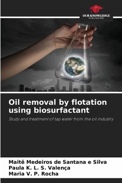 Oil removal by flotation using biosurfactant - Medeiros de Santana e Silva, Maitê;L. S. Valença, Paula K.;V. P. Rocha, Maria