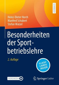 Besonderheiten der Sportbetriebslehre (eBook, PDF) - Horch, Heinz-Dieter; Schubert, Manfred; Walzel, Stefan