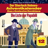 Die Liste der Papabili (Der Sherlock Holmes-Adventkalender - Das römische Konklave, Folge 12) (MP3-Download)