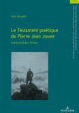 Le Testament poétique de Pierre Jean Jouve