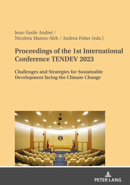 Proceedings of the 1st International Conference TENDEV 2023 Proceedings of the 1st International Conference TENDEV 2023