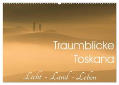 Traumblicke Toskana - Licht, Land, Leben (Wandkalender 2025 DIN A2 quer), CALVENDO Monatskalender