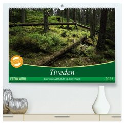 Tiveden, der NatURWALD in Schweden (hochwertiger Premium Wandkalender 2025 DIN A2 quer), Kunstdruck in Hochglanz