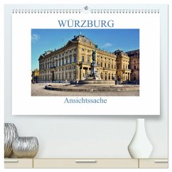 Würzburg - Ansichtssache (hochwertiger Premium Wandkalender 2025 DIN A2 quer), Kunstdruck in Hochglanz