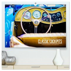 CLASSIC COCKPITS - Funktionale Kunstwerke aus einer anderen Zeit (hochwertiger Premium Wandkalender 2025 DIN A2 quer), Kunstdruck in Hochglanz