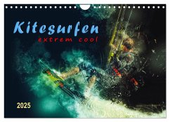 Kitesurfen extrem cool (Wandkalender 2025 DIN A4 quer), CALVENDO Monatskalender - Calvendo;Roder, Peter