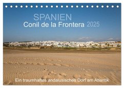 Conil de la Frontera - Ein traumhaftes andalusisches Dorf am Atlantik (Tischkalender 2025 DIN A5 quer), CALVENDO Monatskalender