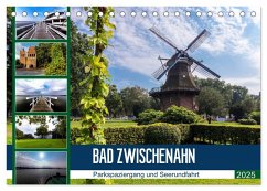 Bad Zwischenahn, Parkspaziergang und Seerundfahrt (Tischkalender 2025 DIN A5 quer), CALVENDO Monatskalender