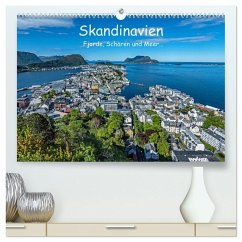 Skandinavien - Fjorde, Schären und Meer... (hochwertiger Premium Wandkalender 2025 DIN A2 quer), Kunstdruck in Hochglanz - Calvendo;Ferrari, Sascha