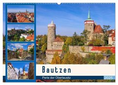 Bautzen - Perle der Oberlausitz (Wandkalender 2025 DIN A2 quer), CALVENDO Monatskalender