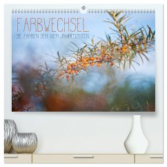Farbwechsel - Die Farben der vier Jahreszeiten (hochwertiger Premium Wandkalender 2025 DIN A2 quer), Kunstdruck in Hochglanz