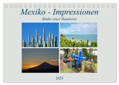 Mexiko - Impressionen (Tischkalender 2025 DIN A5 quer), CALVENDO Monatskalender - Calvendo;Prediger, Klaus Prediger, Rosemarie