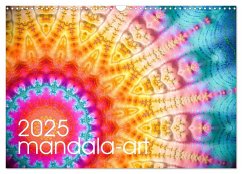 mandala-art (Wandkalender 2025 DIN A3 quer), CALVENDO Monatskalender