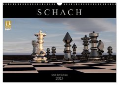 SCHACH - Spiel der Könige (Wandkalender 2025 DIN A3 quer), CALVENDO Monatskalender