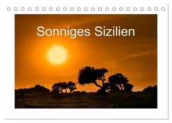Sonniges Sizilien (Tischkalender 2025 DIN A5 quer), CALVENDO Monatskalender