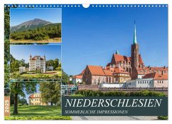 NIEDERSCHLESIEN Sommerliche Impressionen (Wandkalender 2025 DIN A3 quer), CALVENDO Monatskalender