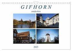 Gifhorn entdecken (Wandkalender 2025 DIN A4 quer), CALVENDO Monatskalender